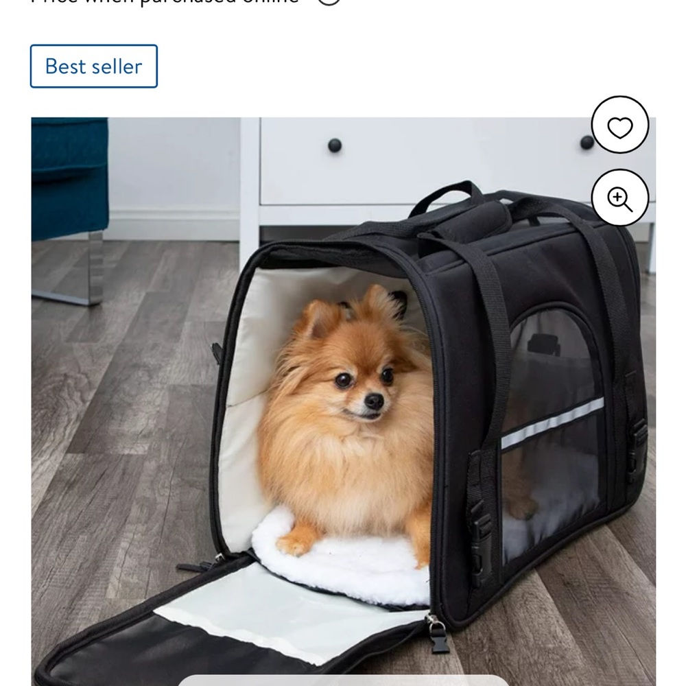 Paws & Pals Pet Carrier Airline Approved Soft-Sided Cats, dogs nwt - Picture 6 of 10